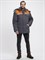 Куртка зимняя Бригада NEW (тк.Смесовая,210), т.серый/оранжевый - фото 11703992