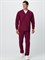 Костюм мужской ХАССП-База (тк.ТиСи,120), бордовый - фото 11729934