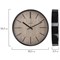 Часы настенные TROYKATIME (TROYKA) 77770743, круг, коричневые, черная рамка, 30,5х30,5х5 см - фото 11766974