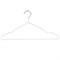Вешалки-плечики для одежды, размер 48-50, металл, антискользящие, КОМПЛЕКТ 10 шт., белые, BRABIX PREMIUM, 608469 - фото 11799639