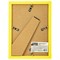 Рамка 15х21 см небьющаяся, багет 17,5 мм, пластик, BRAUBERG "Colorful", желтая, 391245 - фото 11820974
