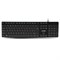 Клавиатура проводная SVEN KB-S305, USB, 105 кнопок, черная, SV-018801 - фото 12078093