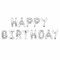 Шары воздушные НАБОР ДЛЯ ДЕКОРА "Happy Birthday", 52 шара, серебро/золото/черный, BRAUBERG, 591898 - фото 12078160