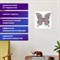Картина стразами (алмазная мозаика) сияющая 30х30 см, ОСТРОВ СОКРОВИЩ "Бабочка", без подрамника, 662446 - фото 12432575