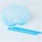 Шапочка "Шарлотта" голубая, КОМПЛЕКТ 100 шт., спанбонд 10 г/м2, МЕДСЕРВИС - фото 12451178