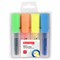 Набор текстовыделителей BRAUBERG 4 шт., АССОРТИ, "FLUO", линия 1-5 мм, 150403 - фото 12481163