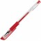 Ручка гелевая с грипом BRAUBERG "Number One", КРАСНАЯ, узел 0,5 мм, линия письма 0,35 мм, 141195 - фото 12525855