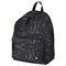 Рюкзак BRAUBERG СИТИ-ФОРМАТ универсальный, "Black camouflage", черный, 41х32х14 см, 225367 - фото 12529746