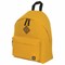Рюкзак BRAUBERG СИТИ-ФОРМАТ один тон, универсальный, желтый, 41х32х14 см, 225378 - фото 12529798