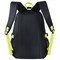 Рюкзак BRAUBERG HIGH SCHOOL универсальный, 3 отделения, "Акцент", черный/салатовый, 46х31х18 см, 270761 - фото 12534574