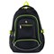 Рюкзак BRAUBERG HIGH SCHOOL универсальный, 3 отделения, "Акцент", черный/салатовый, 46х31х18 см, 270761 - фото 12534576