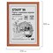 Рамка НЕБЬЮЩАЯСЯ 21х30 см, МДФ под дерево, багет 17 мм, светлое дерево, акриловый экран, STAFF "Carven", 391213 - фото 12540635