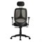Кресло BRABIX "Saturn ER-400", с подголовником, комбинированное, черное/серое, 530871 - фото 12546027