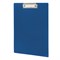 Доска-планшет STAFF с прижимом А4 (315х235 мм), пластик, 1 мм, синяя, 229222 - фото 12548632