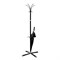 Вешалка-стойка "Классикс-ТМ3", 1,86 м, крестовина 70х70 см, 5 крючков + место для зонтов, металл, черная, Классик-ТМ3,чер - фото 12553446