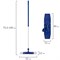 Швабра с флаундером 40 см, телескопический черенок 140 см, еврорезьба, МОП микрофибра (ТИП К), YORK "Smart", 81140 - фото 12574833