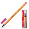 Ручка капиллярная (линер) STABILO "Point", РОЗОВАЯ, корпус оранжевый, линия письма 0,4 мм, 88/56 - фото 12595740