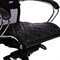 Накладка на сиденье для кресла "SAMURAI", экокожа, черная - фото 12669628