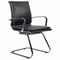 Кресло для приемных и переговорных BRABIX "Kayman CF-102", экокожа, хром, черное, 532572 - фото 12671238