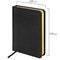 Ежедневник недатированный МАЛЫЙ ФОРМАТ А6, 100х150 мм, BRAUBERG "Iguana", кожзам, 160 л., черный, 125104 - фото 13101451