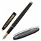Ручка подарочная перьевая BRAUBERG "Brioso", СИНЯЯ, корпус черный с золотистыми деталями, 143467 - фото 13102602