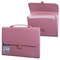 Папка-портфель пластиковая BRAUBERG А4 (327х254х30 мм), 13 отделений, розовая, 221441 - фото 13106246