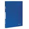 Папка с боковым металлическим прижимом BRAUBERG стандарт, синяя, до 100 листов, 0,6 мм, 221629 - фото 13106341