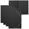 Папка на резинках ERICH KRAUSE, А4, черная, до 300 листов, 500 мкм, 50386 - фото 13113744