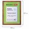 Рамка 30х40 см, дерево, багет 18 мм, BRAUBERG "HIT", темная вишня, стекло, 390258 - фото 13117503