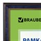 Рамка 21х30 см, пластик, багет 20 мм, BRAUBERG "HIT3", синий мрамор с двойной позолотой, стекло, 390988 - фото 13117627