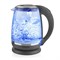 Чайник BRAYER BR1044, 2 л, 2200 Вт, закрытый нагревательный элемент, стекло, серый - фото 13122229
