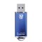 Флеш-диск 32 GB, SMARTBUY V-Cut, USB 2.0, металлический корпус, синий, SB32GBVC-B - фото 13124190
