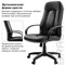 Кресло офисное BRABIX "Strike EX-525", экокожа черная, 531382 - фото 13125468