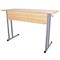 Стол-парта 2-местный нерегулируемый "Умник", 1200х500х760 мм, рост 6, серый каркас, ЛДСП клён - фото 13127679