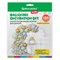 Шары воздушные НАБОР ДЛЯ ДЕКОРА "Нежность", 105 шаров, голубой/мятный/золото, BRAUBERG KIDS, 591896 - фото 13128406