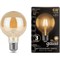 Лампа GAUSS LED Filament G95 E27 6W Golden 2400K - фото 13208488