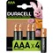 Аккумуляторные батарейки Duracell HR03-4BL, 850мАч - фото 13226307