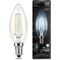 Лампа GAUSS LED Filament Candle E14 5W 4100К - фото 13234521