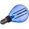 Светодиодная лампа Uniel LED-G45-5W/BLUE/E14 GLA02BL - фото 13340489