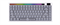 Клавиатура механическая беспроводная Dareu A84 Pro White (белый), 84 клавиши, switch BlueSky V3 (linear), подсветка RGB, подключение проводное+Bluetooth+2.4GHz, аккумулятор 2000mAh - фото 13365045