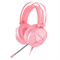 Гарнитура игровая проводная Dareu EH722X Pink (розовый), подсветка RGB, подключение USB - фото 13365123