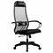 Кресло офисное МЕТТА "К-11", пластик, ткань-сетка, сиденье мягкое, черное - фото 13394838