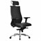 Кресло офисное МЕТТА "SAMURAI" KL-3.05, с подголовником, экокожа, черное - фото 13394925