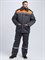 Костюм зимний Труженик-Ультра СОП (тк.Смесовая,210) брюки, т.серый/оранжевый - фото 13492344
