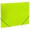 Папка на резинках BRAUBERG "Neon", неоновая, зеленая, до 300 листов, 0,5 мм, 227460 - фото 13521475