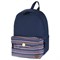 Рюкзак BRAUBERG SYDNEY универсальный, карман с пуговицей, синий, 40х28х12 см, 225352 - фото 13529968