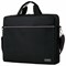 Сумка портфель HEIKKI MAXIMUM (ХЕЙКИ) с отделением для ноутбука 17,3", черная с серой вставкой, 34х44х6 см, 272590 - фото 13530298