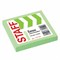 Блок самоклеящийся (стикеры) STAFF, 50х50 мм, 100 листов, зеленый, 127144 - фото 13552143