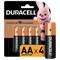 Батарейки КОМПЛЕКТ 4 шт., DURACELL Basic ОРИГИНАЛ, AA (LR6, 15А), алкалиновые, пальчиковые, MN 1500 АА LR6 - фото 13562633