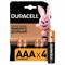 Батарейки КОМПЛЕКТ 4 шт., DURACELL Basic ОРИГИНАЛ, AAA (LR03, 24А), алкалиновые, мизинчиковые, MN 2400 AAA LR3 - фото 13562634